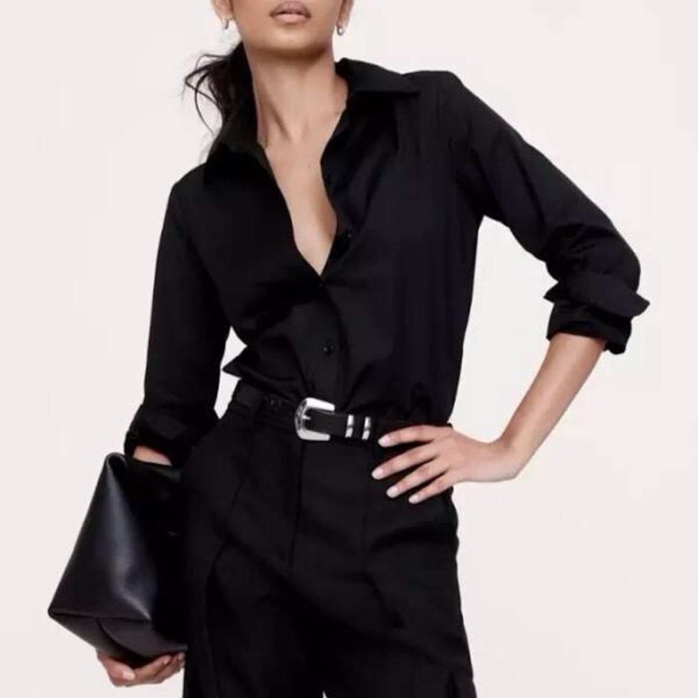 Black “Perfect Shirt” size 6